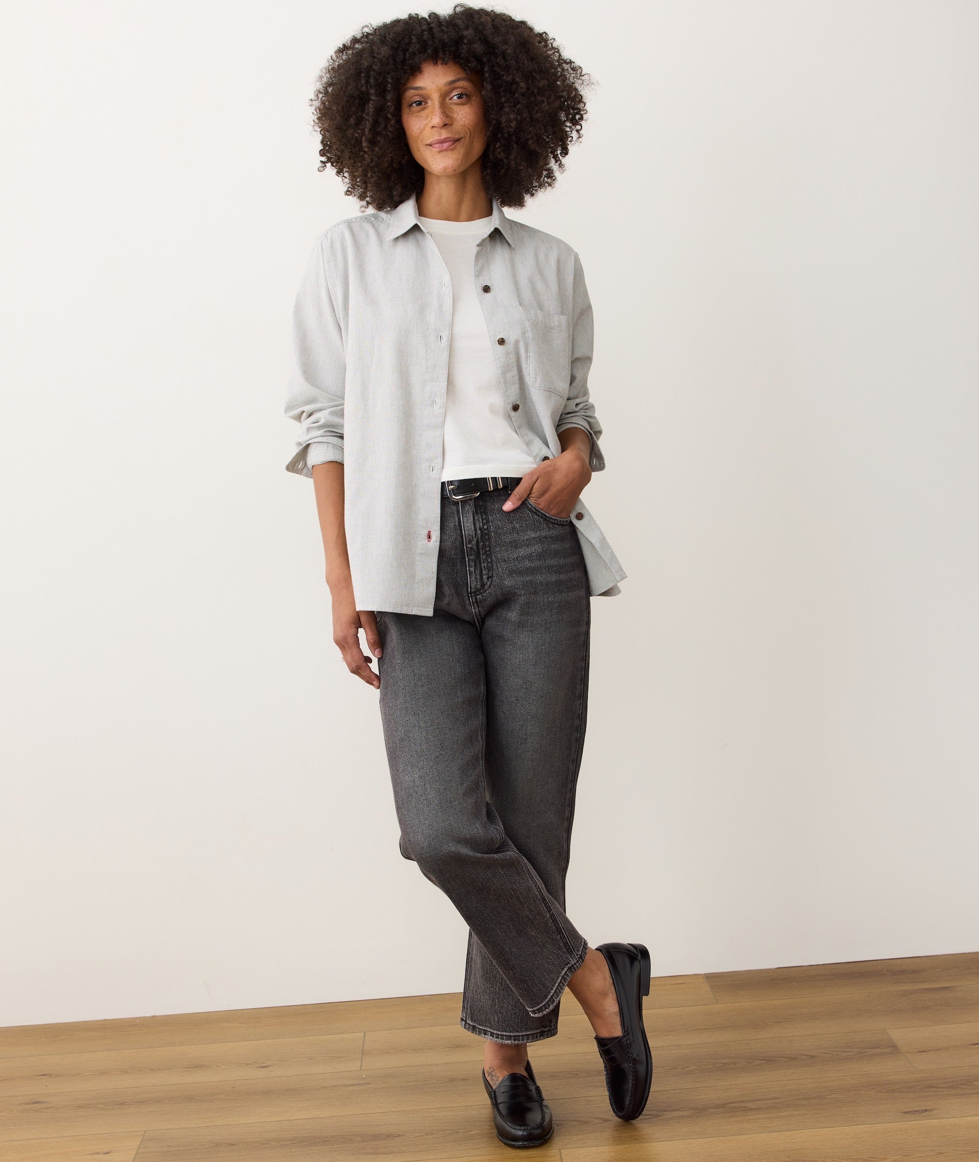 Charlie Denim Straight Leg Pant