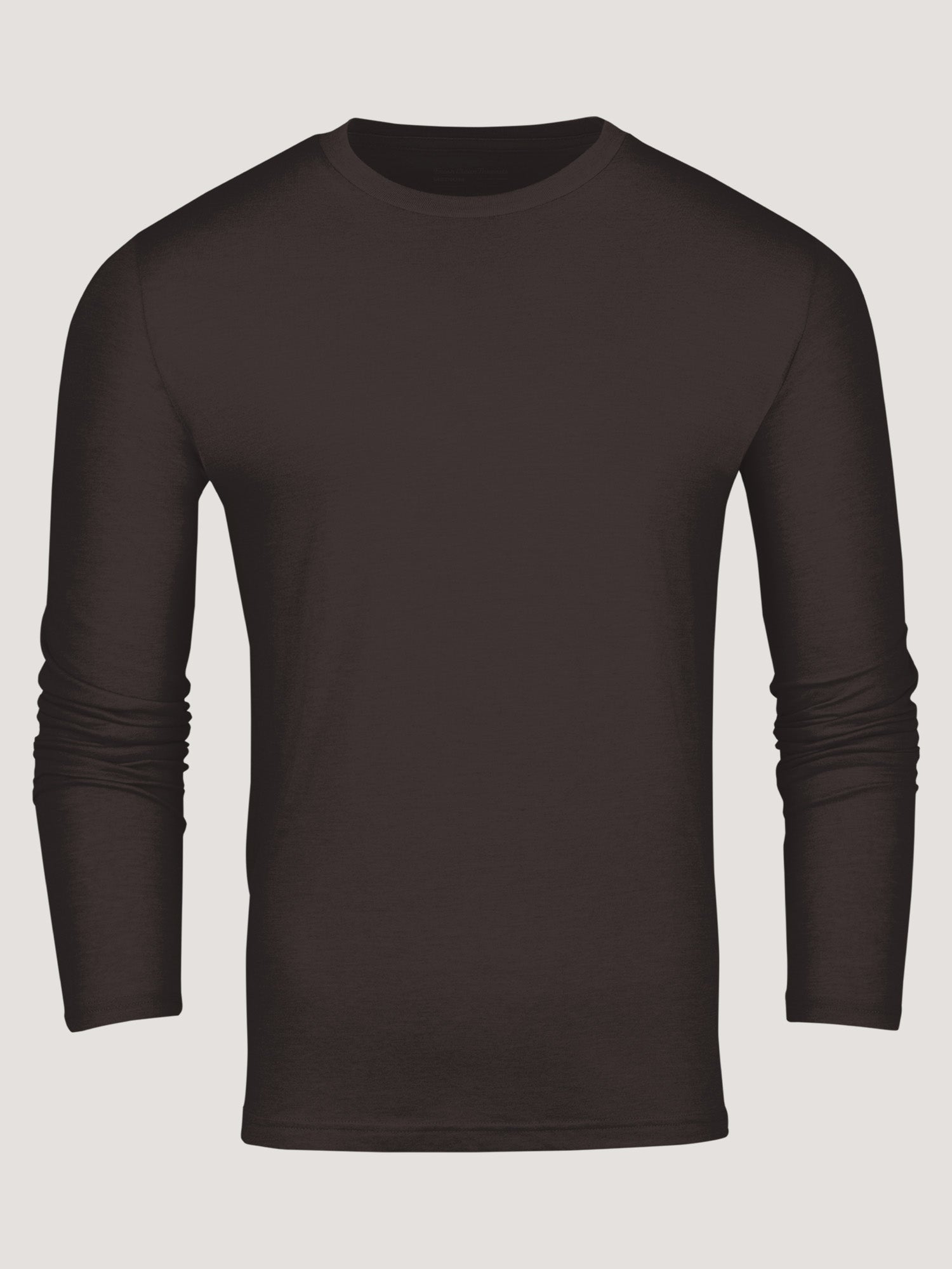 Espresso Long Sleeve Crew Neck