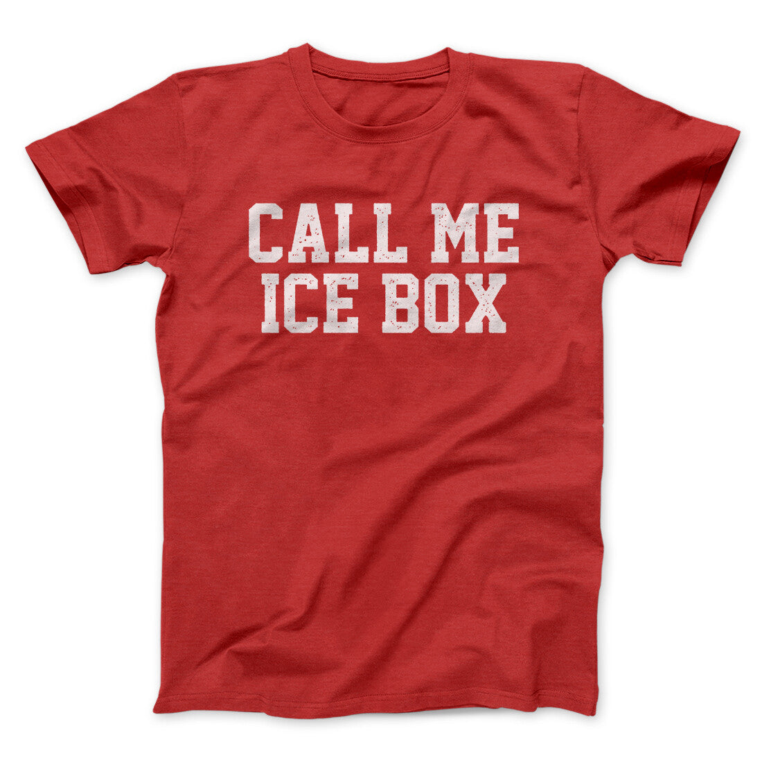 Call Me Ice Box Funny Movie Unisex T-Shirt - Black Cotton Tee