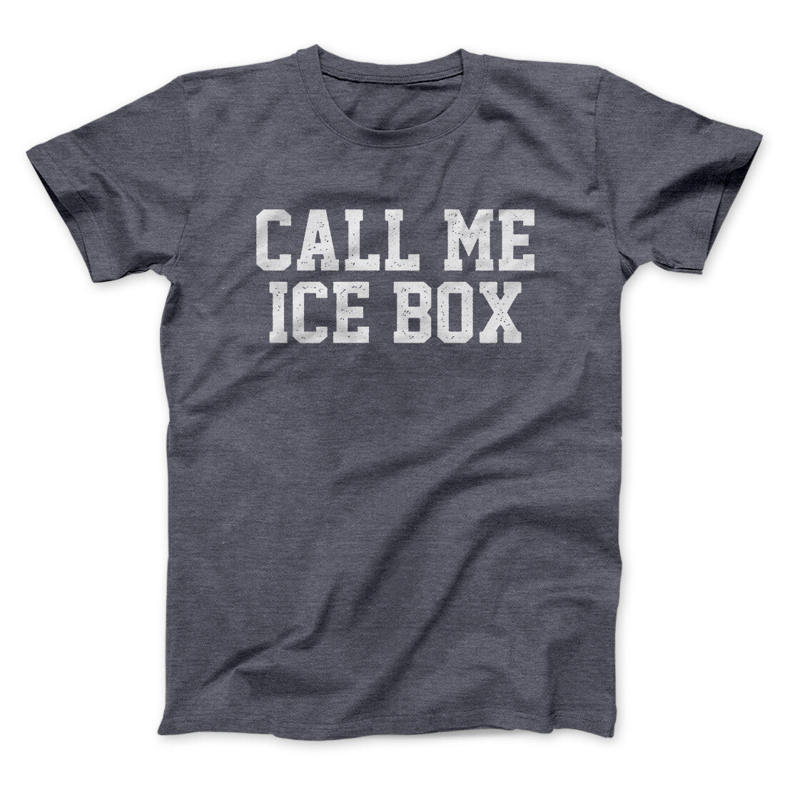 Call Me Ice Box Funny Movie Unisex T-Shirt - Black Cotton Tee