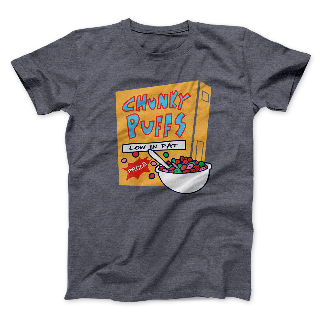 Chunky Puffs Cereal Unisex T-Shirt - I Love Chunky Puffs I Hate Chunky Milk Graphic Tee