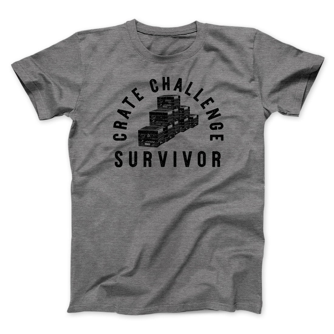 Crate Challenge Survivor 2021 Funny Unisex T-Shirt - Cotton Crew Neck Tee