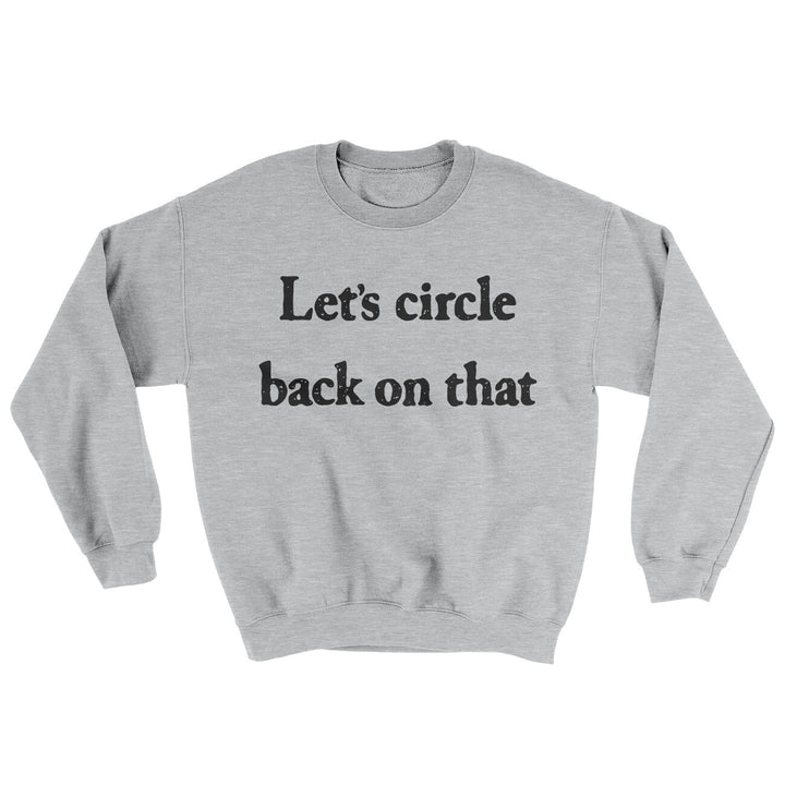 Let’s Circle Back On That Ugly Sweater